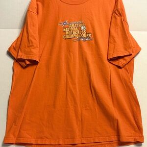 Gildan Orange Motocross Graphic Tee